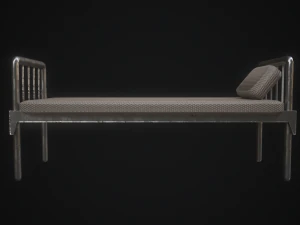 old hospital bed 3D Model