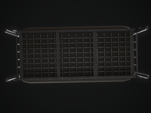 old hospital bed 3D Model