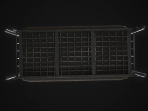 old hospital bed 3D Model