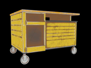old dust toolbox 3D Model