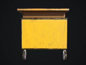old dust toolbox 3D-Modell
