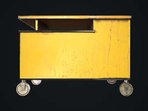 old dust toolbox 3D-Modell
