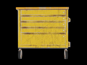 old dust toolbox 3D Model