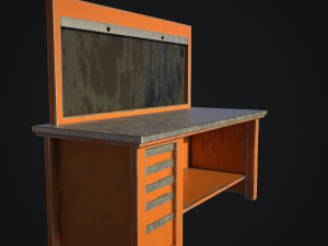 old dust workbench 3Dモデル