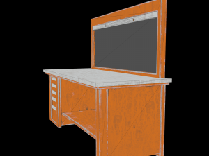 old dust workbench Model 3D