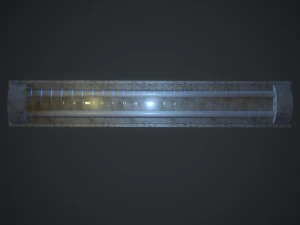 old dusty office lamp 3D Model