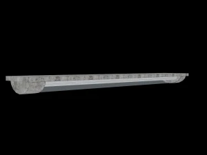 old dusty office lamp 3D Model
