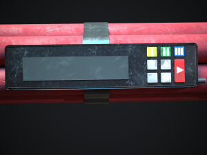 dynamite bomb with timer 3D Model
