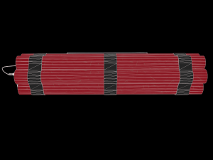 dynamite bomb with timer 3D Model
