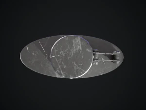 low-poly game-ready army flask 3D Model