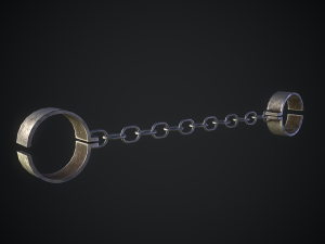 medieval handcuffs 3D Модель