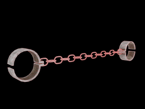 medieval handcuffs Modelo 3D
