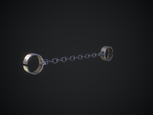 medieval handcuffs Modelo 3D