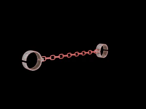 medieval handcuffs 3D Model