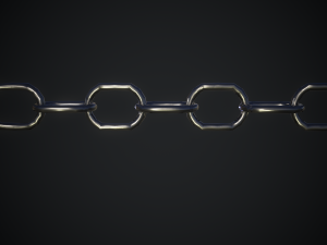 medieval shackles low-poly 3D मॉडल
