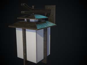 modern chinese lamp 3D Model