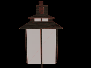 modern chinese lamp 3D 모델