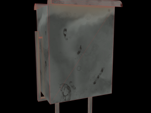 urban trash can 3D Model
