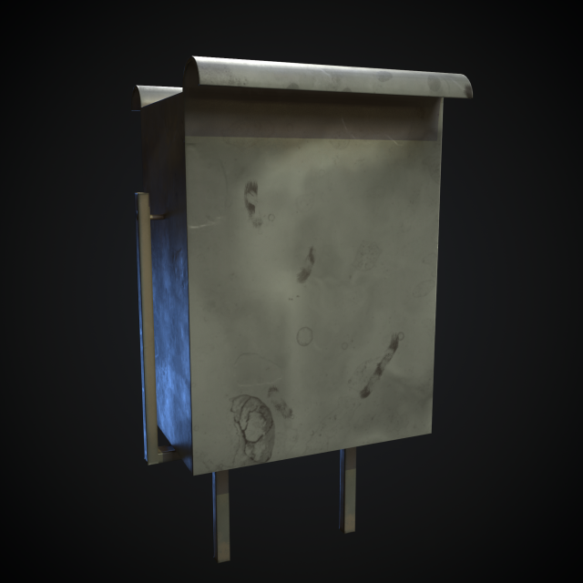 urban trash can 3D Model .c4d .max .obj .3ds .fbx .stl .blend 