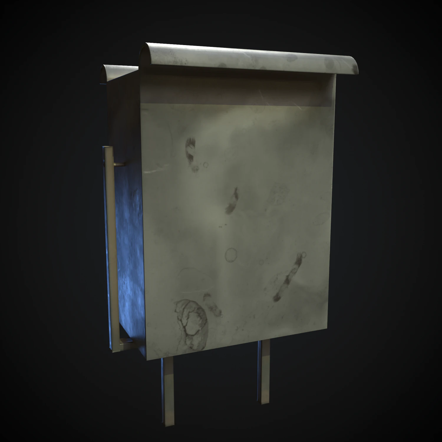 urban trash can 3D Model .c4d .max .obj .3ds .fbx .stl .blend 