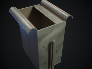 urban trash can 3D Model
