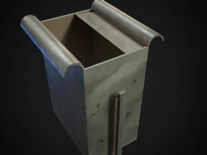 urban trash can 3D Model