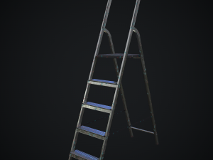 work step ladder 3D Model