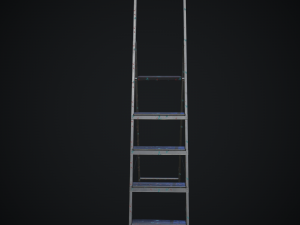 work step ladder Modello 3D