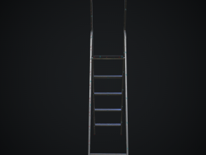 work step ladder Modello 3D