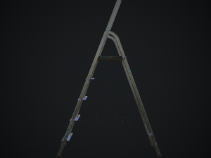 work step ladder Modello 3D