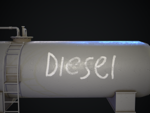 retro fuel tank Model 3D