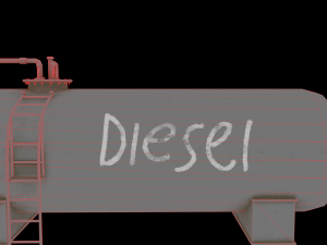 retro fuel tank Model 3D