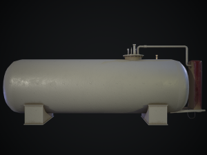 retro fuel tank Model 3D
