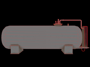 retro fuel tank Model 3D