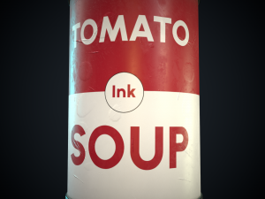 tin with tomato soup Modelo 3D
