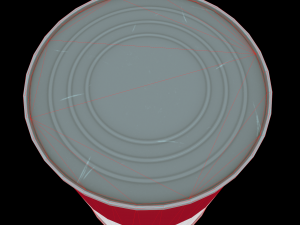 tin with tomato soup 3D मॉडल