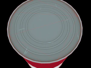 tin with tomato soup 3D Model