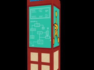 sci-fi bulletin board from rick and morty 3D मॉडल