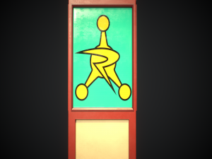 sci-fi bulletin board from rick and morty 3D मॉडल