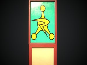 sci-fi bulletin board from rick and morty 3D मॉडल