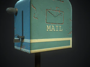 retro toaster mail box 3D Model