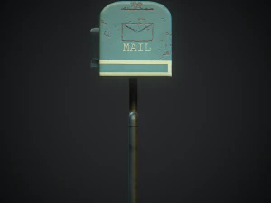 retro toaster mail box 3D Model