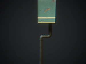 retro toaster mail box 3D Model