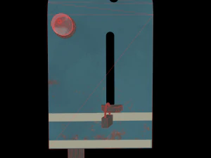 retro toaster mail box 3D Model