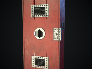 steempunk locker Model 3D