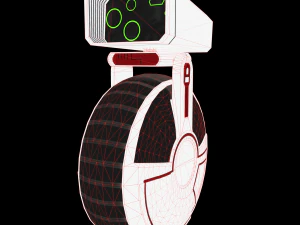 sci-fi courier bot 3D Model