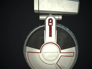 sci-fi courier bot 3D Model