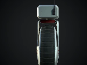 sci-fi courier bot 3D Model
