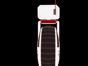 sci-fi courier bot 3D Model