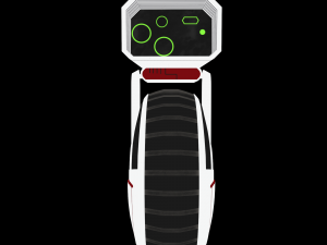 sci-fi courier bot 3D Model